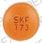 Pill SKF T73 Orange Round is Thorazine