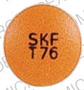 Pill SKF T76 Orange Round is Thorazine