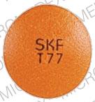 Pill SKF T77 Orange Round is Thorazine
