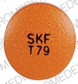 Pill SKF T79 Orange Round is Thorazine