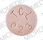 Pill TCL 023 Pink Round is Thyroid