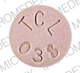 Pill TCL 038 Pink Round is Thyroid