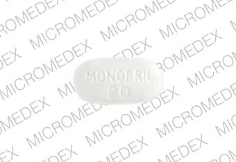 Monopril 20 mg BMS MONOPRIL 20