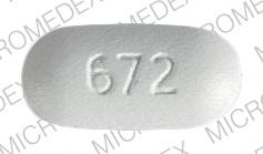 Pill 672 PENTOX White Oval is Pentoxifylline