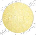 Pill BMP189 Yellow Round is Augmentin