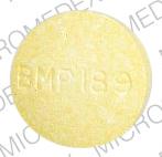 Pill BMP189 Yellow Round is Augmentin