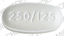 Augmentin 250 mg / 125 mg AUGMENTIN 250/125 Front