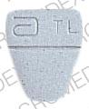 Pill a TL T Blue U-shape is Tranxene T-tab