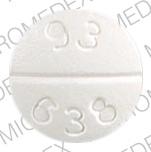 Pill 93 638 White Round is Trazodone Hydrochloride