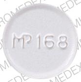 Trazodone hydrochloride 150 mg MP168 2525 5050 Front