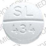 Trazodone hydrochloride 100 mg SL 434 Front