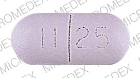 Pill 1125 White Oval is Vernate advanced