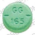 Hydrochlorothiazide and triamterene 25 mg / 37.5 mg GG 165 Front