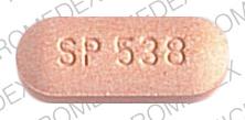 Pill SP 538 Orange Capsule-shape is Levbid