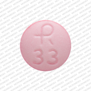 Clonazepam 0.5 mg R 33 Front