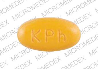 KPh 102 Pill Gold Oval 18mm - Pill Identifier
