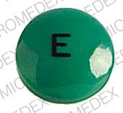 Pill E Green Round is Excedrin extra strength (geltab)