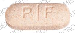 Pill P F T500 Orange Oval is Trilisate