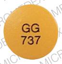 Diclofenac sodium delayed release 25 mg GG 737 Front