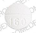 Pill 160 White Round is Pseudoephedrine and triprolidine