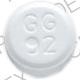 Pill GG 92 White Round is Lorazepam