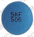 Pill SKF SO6 Blue Round is Stelazine