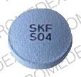 Pill SKF SO4 Blue Round is Stelazine
