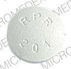 Pill RPR 201 White Round is Zagam