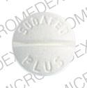 Pill SUDAFED PLUS White Round is Sudafed plus