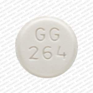 Atenolol 100 mg GG 264 Front.
