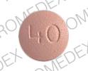 Pill CALAN 40 Pink Round is Calan