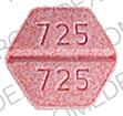 Pill COPLEY 725 725 Pink Six-sided is Glyburide (micronized)