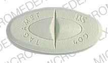 Pill TAGAMET 400 SB Green Elliptical/Oval is Tagamet