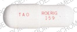 Pill ROERIG 159 TAO White Capsule/Oblong is Tao