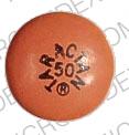 Pill TARACTAN 50 Brown Round is Taractan