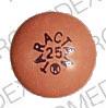 Pill TARACTAN 25 Orange Round is Taractan