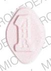 Pill TENEX 1 AHR Pink Four-sided is Tenex