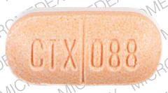 Pill CTX 088 Orange Capsule/Oblong is Histex SR