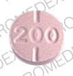 Pill LOGO 200 Pink Round is Levothroid