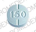 Pill LOGO 150 Blue Round is Levothroid