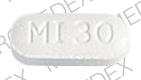 Pill MI 30 PF White Oval is MSIR