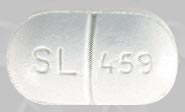 Theophylline extended-release 300 mg SL 459 Front