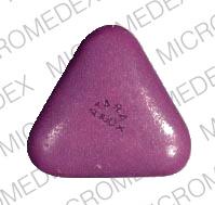 Pill ATARAX 100 Purple Three-sided is Atarax