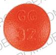 Thioridazine hydrochloride 25 mg GG 32 25 Front