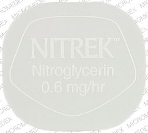 Nitrek 0.6 MG/HR NITREK Nitroglycerin 0.6mg/hr Front