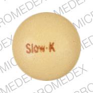 Pill Slow-K Orange Round is Slow-K