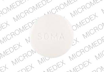 Pill 37 WALLACE 2001 SOMA is Soma 350 mg