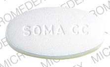 Soma compound with codeine 325 mg / 200 mg / 16 mg SOMA CC WALLACE 2403 Back