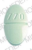 Pill 770 S Green Oval is Sorbitrate