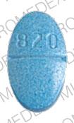 Pill 820 S Blue Oval is Sorbitrate